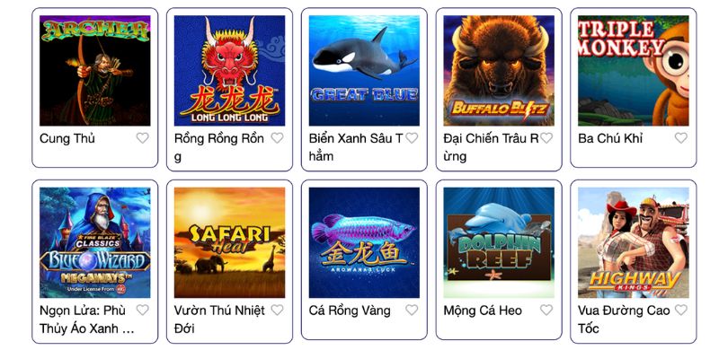 Slot game được xây dựng bằng đồ họa 3D siêu nét