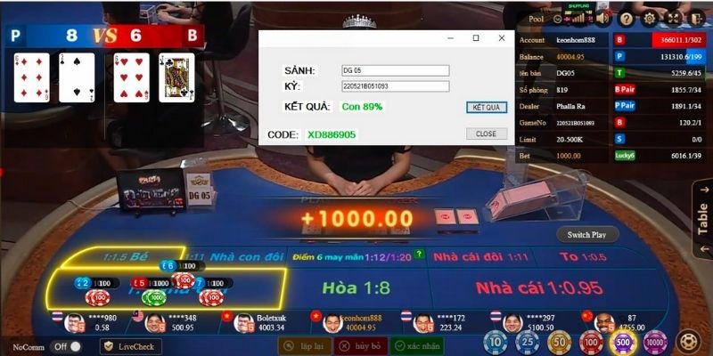 Phần mềm dự đoán Baccarat có nhiều ưu điểm